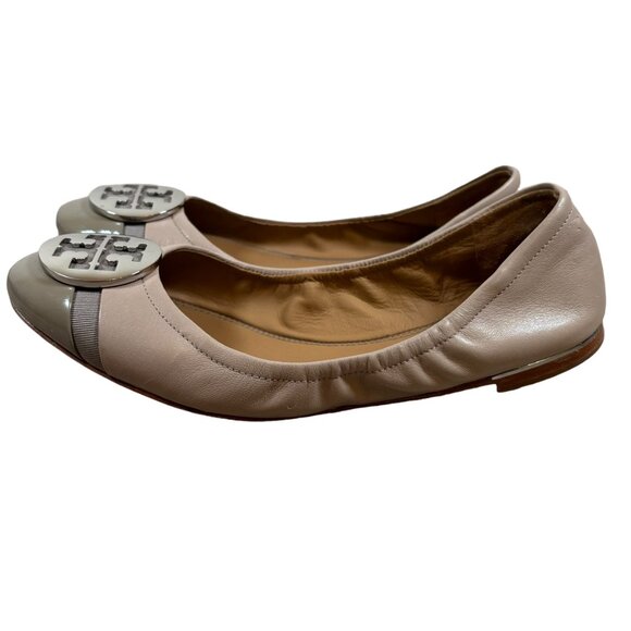 Tory Burch Two Tone Ballet Flats - Picture 5 of 8